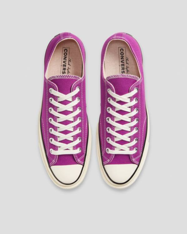 Zapatillas Bajas Converse Chuck 70 Vintage Lona Tenis Moradas | CV-846OPD