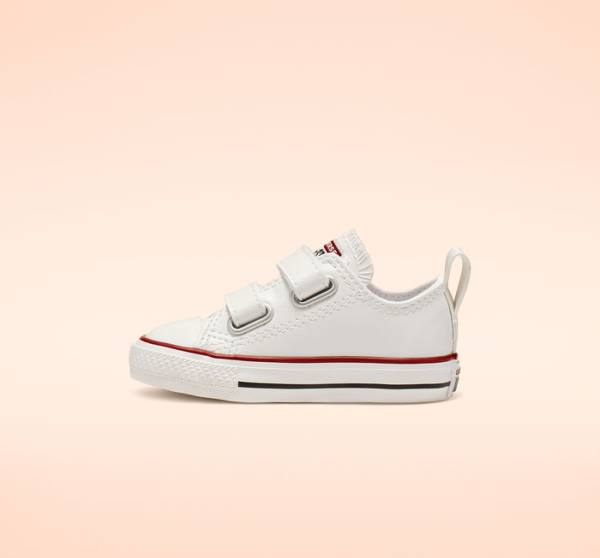 Zapatillas Bajas Converse Chuck Taylor All Star Easy-On Cuero Tenis Blancas | CV-068NEG