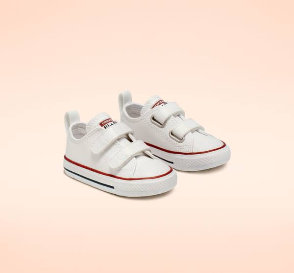 Zapatillas Bajas Converse Chuck Taylor All Star Easy-On Cuero Tenis Blancas | CV-068NEG