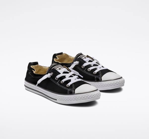 Zapatillas Bajas Converse Chuck Taylor All Star Shoreline Slip Tenis Negras | CV-128HUB