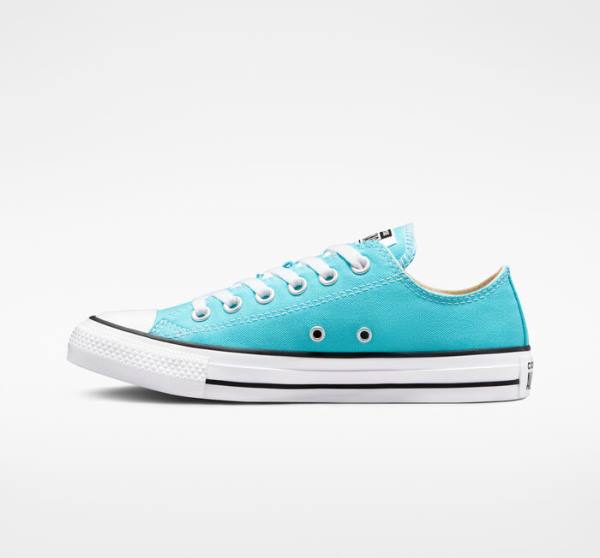 Zapatillas Bajas Converse Chuck Taylor All Star Seasonal Color Tenis Azules Blancas Negras | CV-346KWG