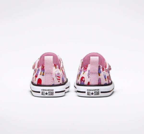 Zapatillas Bajas Converse Chuck Taylor All Star Easy-On Frozen Treats Tenis Rosas Rosas | CV-347NRE