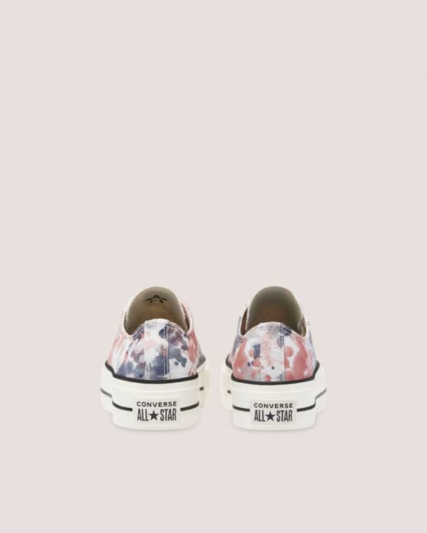 Zapatillas Bajas Converse Chuck Taylor All Star Lift Festival Tenis Gris Rosas | CV-351PDG