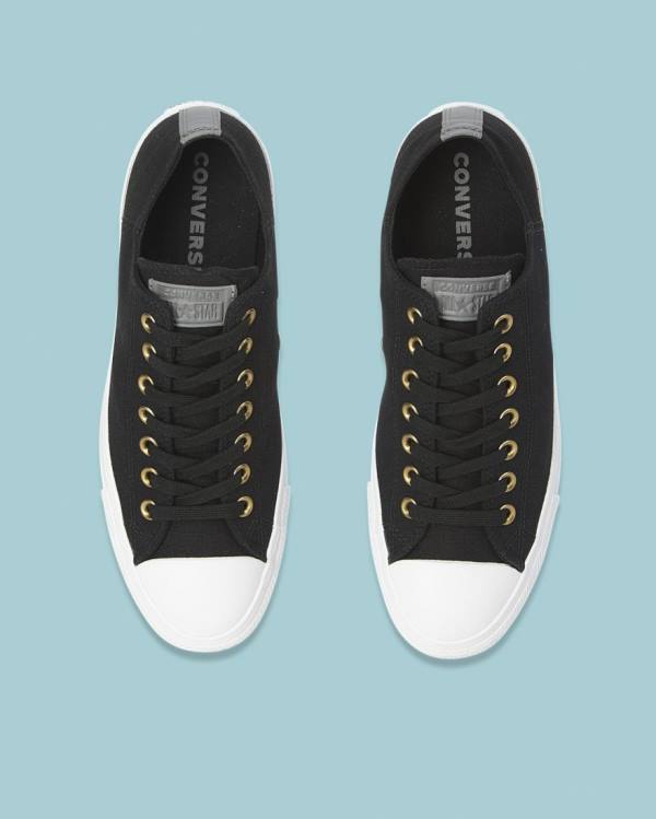 Zapatillas Bajas Converse Chuck Taylor All Star Clean N Preme Tenis Negras | CV-352XWK