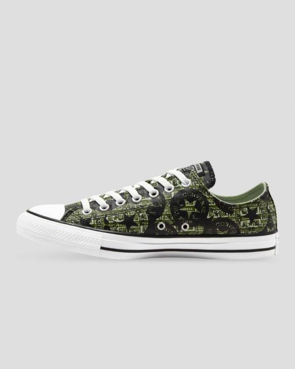 Zapatillas Bajas Converse Chuck Taylor All Star Logo Replay Tenis Negras | CV-521YMX