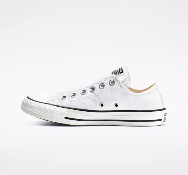 Zapatillas Bajas Converse Chuck Taylor All Star Slip Tenis Blancas Negras Blancas | CV-523GPY