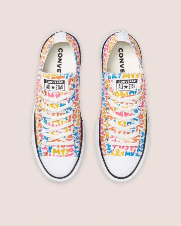 Zapatillas Bajas Converse Chuck Taylor All Star My Story Double Stacked Lift Tenis Multicolor | CV-567KBT