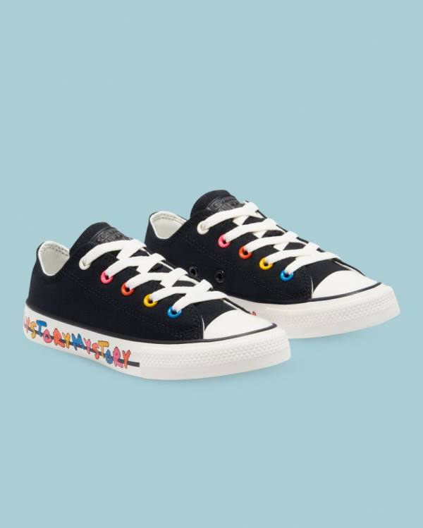 Zapatillas Bajas Converse Chuck Taylor All Star My Story Tenis Negras | CV-648TXR