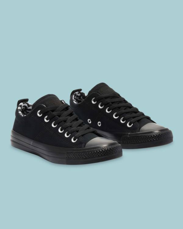 Zapatillas Bajas Converse Chuck Taylor All Star Madison Tenis Negras | CV-721QKB