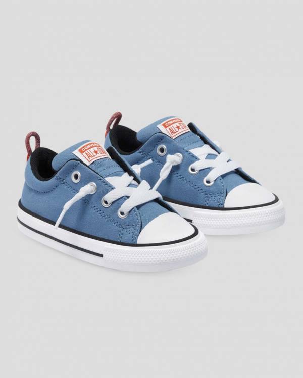 Zapatillas Bajas Converse Chuck Taylor All Star Calle Slip Tenis Azules | CV-726UQY