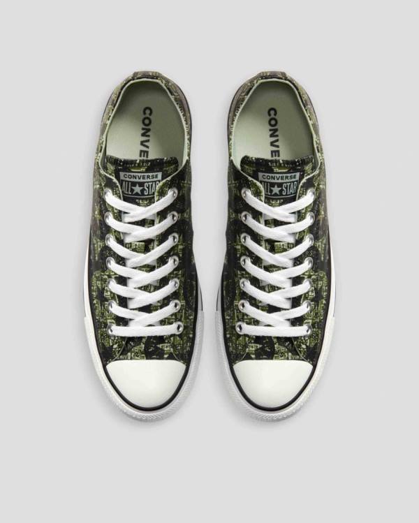 Zapatillas Bajas Converse Chuck Taylor All Star Logo Replay Tenis Negras | CV-756JRC