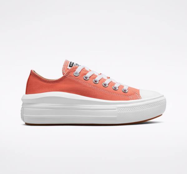 Zapatillas Bajas Converse Chuck Taylor All Star Move Plataforma Seasonal Color Tenis Blancas Blancas | CV-795DQO