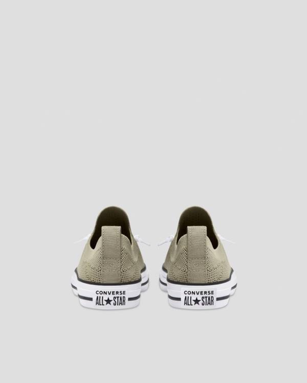 Zapatillas Bajas Converse Chuck Taylor All Star Shoreline Knit Slip Tenis Verde | CV-819ABH