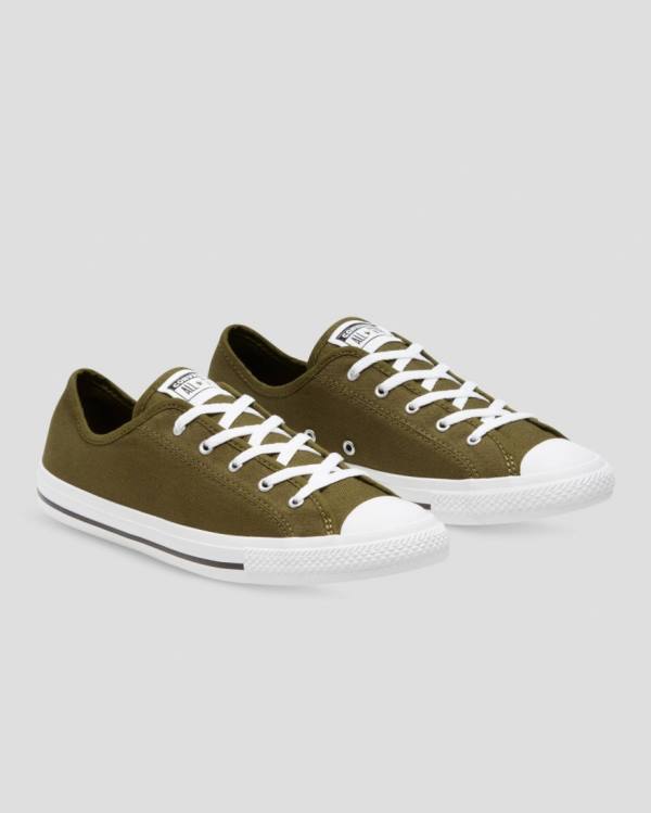 Zapatillas Bajas Converse Chuck Taylor All Star Dainty Mix And Match Tenis Verde Oliva Azules | CV-907DLG