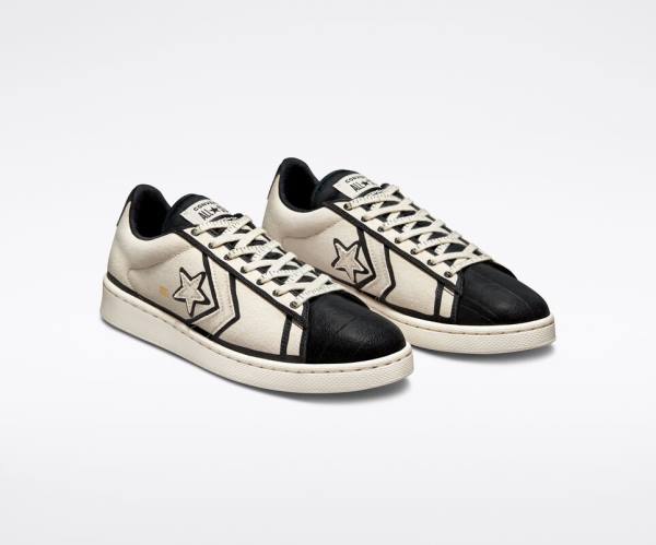 Zapatillas Bajas Converse Joshua Vides Pro Cuero Tenis Beige | CV-475TBJ