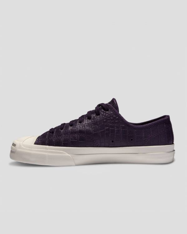 Zapatillas Bajas Converse Pop Trading Co Jack Purcell Pro Tenis Moradas Negras | CV-703JTC