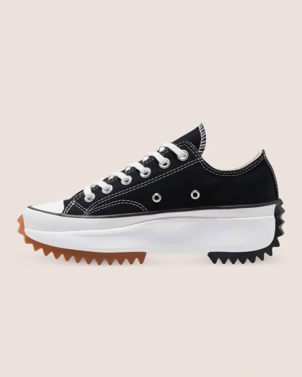 Zapatillas Bajas Converse Run Star Hike Lona Tenis Negras | CV-608GAN