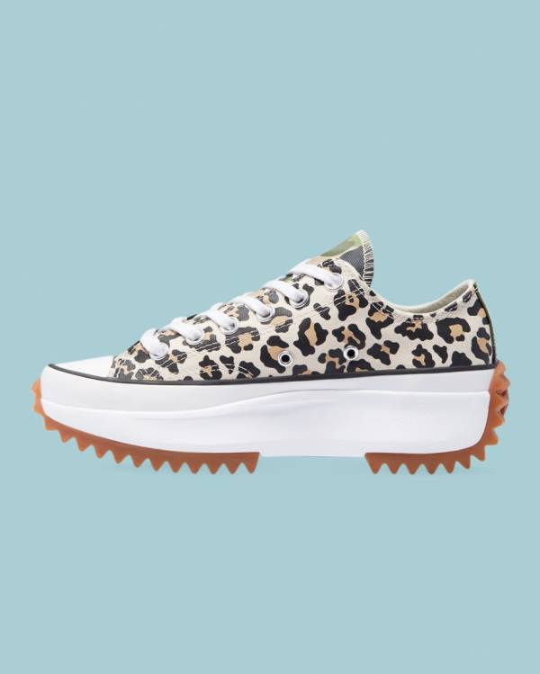 Zapatillas Bajas Converse Run Star Hike Wild Archive Tenis Leopardo | CV-658DXP