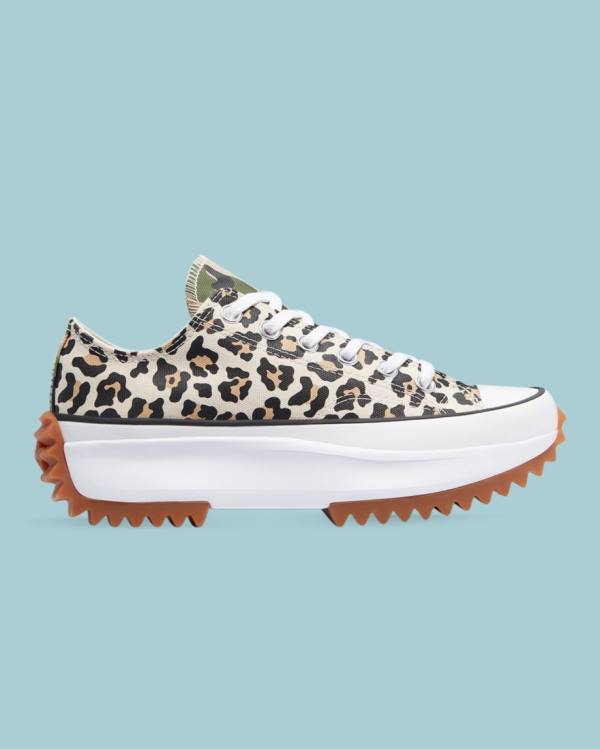 Zapatillas Bajas Converse Run Star Hike Wild Archive Tenis Leopardo | CV-732ZIF