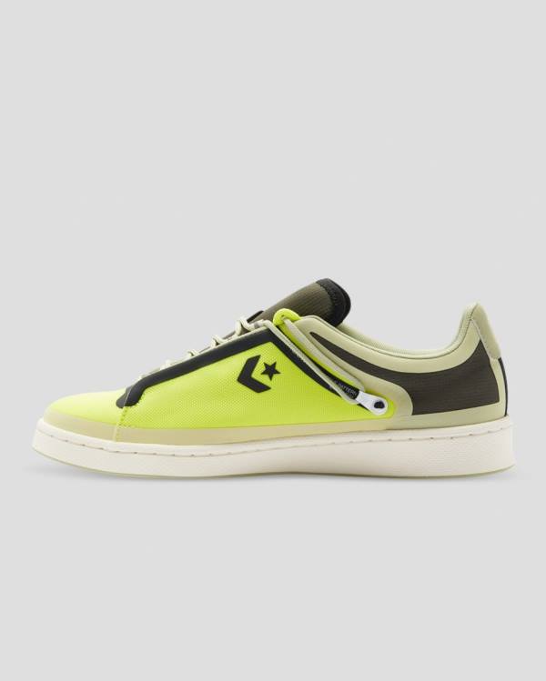 Zapatillas Bajas Converse Seam Tape Pro Cuero Tenis Verde | CV-243ZXT