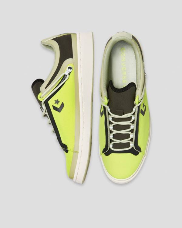 Zapatillas Bajas Converse Seam Tape Pro Cuero Tenis Verde | CV-243ZXT