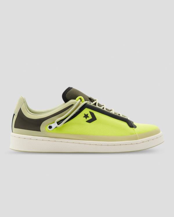 Zapatillas Bajas Converse Seam Tape Pro Cuero Tenis Verde | CV-243ZXT