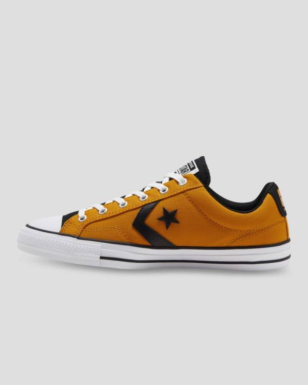 Zapatillas Bajas Converse Star Player Tenis Amarillo Negras | CV-472VOX