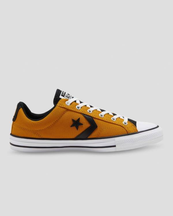 Zapatillas Bajas Converse Star Player Tenis Amarillo Negras | CV-472VOX